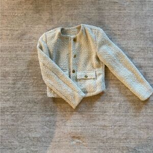Chic Cream Tweed Jacket